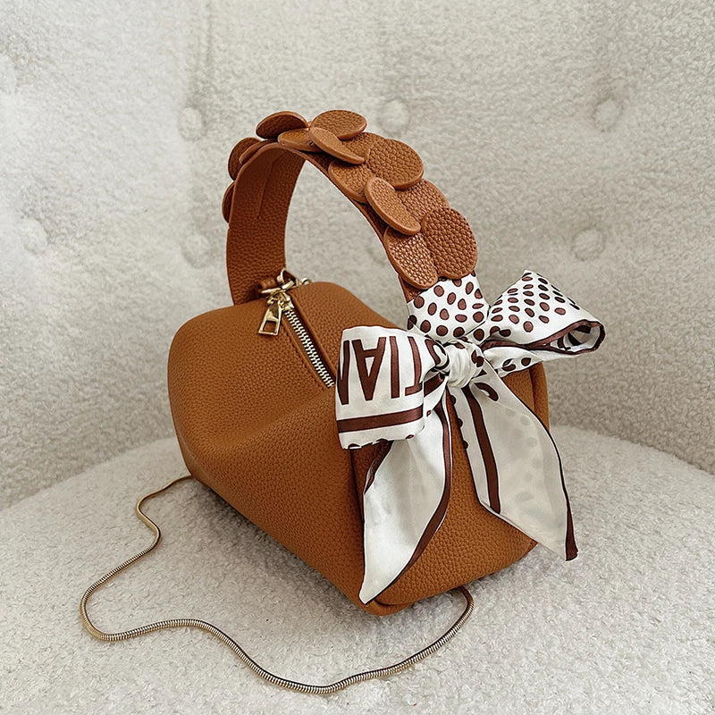 Women's Mini Shoulder Bag Chains Crossbody Bags Polka Dots Handbag