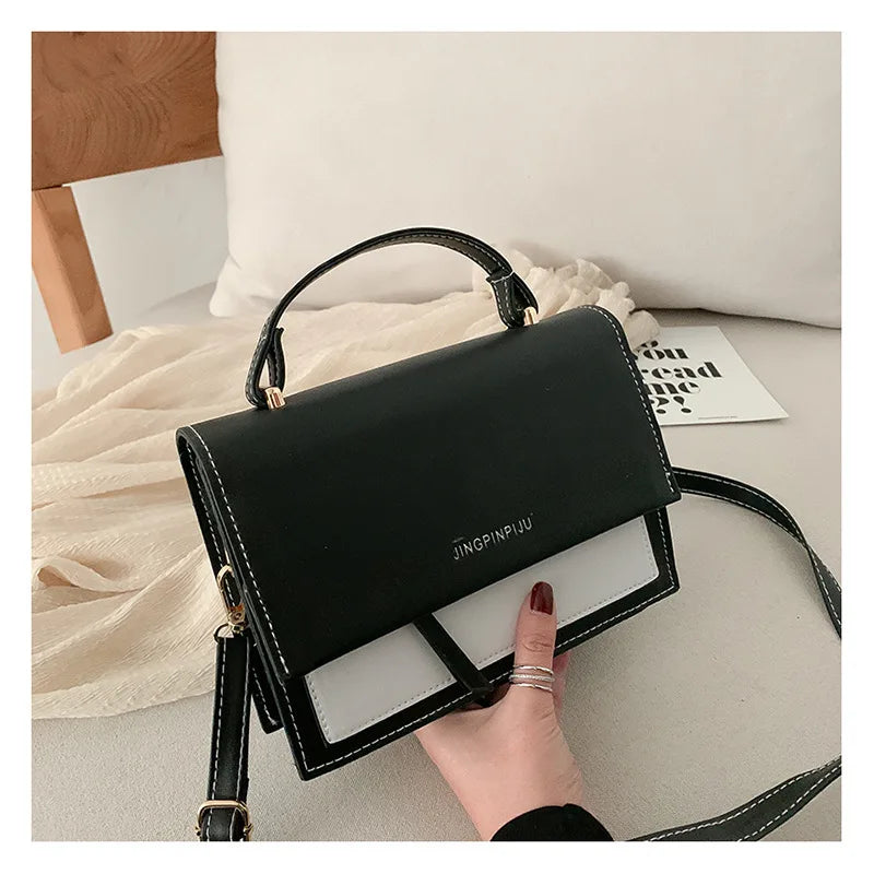 Women's Contrast Shoulder Bag Crossbody Bag