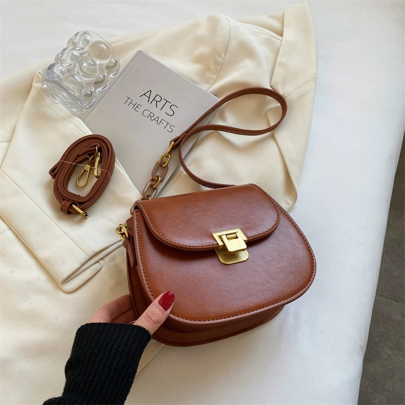 Women's Small Crossbody Bag Flap Messenger Bag