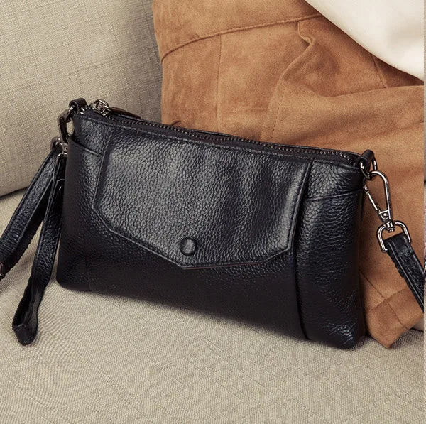 Leather Clutch Crossbody Bag for Women Party Tote Purse