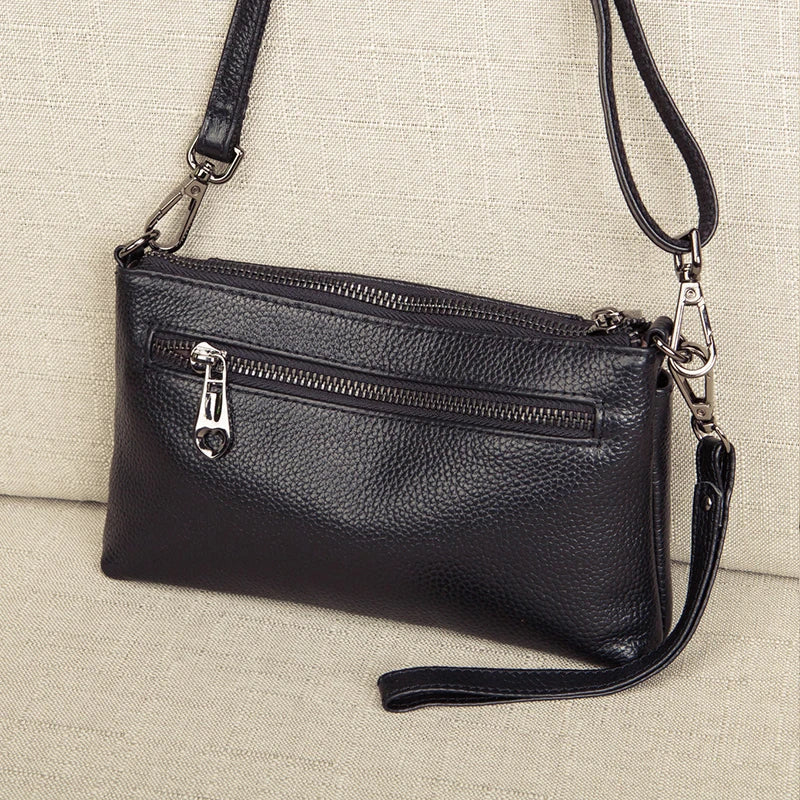 Leather Clutch Crossbody Bag for Women Party Tote Purse