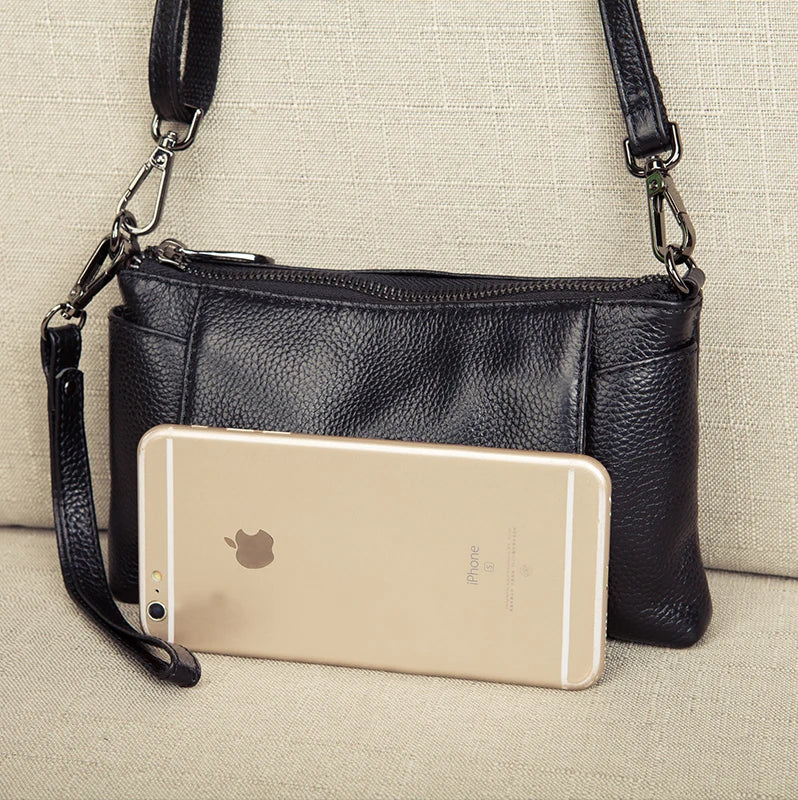 Leather Clutch Crossbody Bag for Women Party Tote Purse