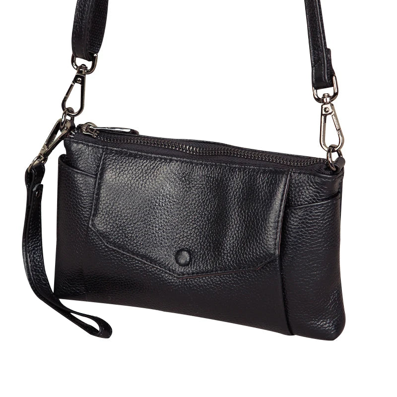 Leather Clutch Crossbody Bag for Women Party Tote Purse