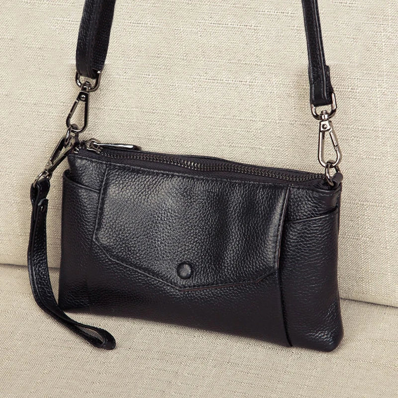 Leather Clutch Crossbody Bag for Women Party Tote Purse