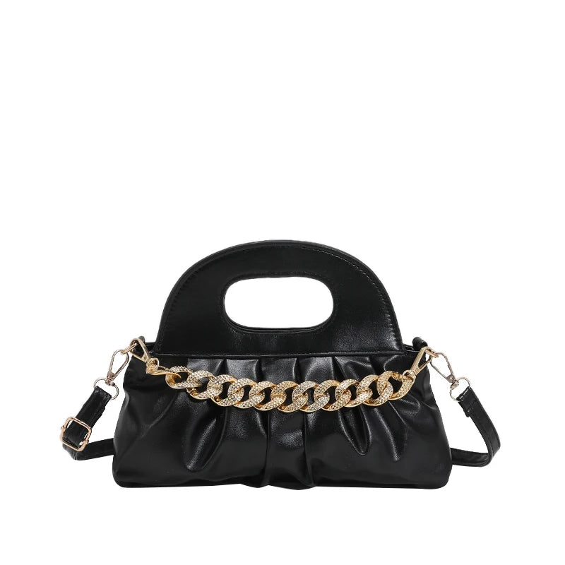Cloud Bag Women Leather Hobos Shoulder Crossbody Small Phone Clutch Bag