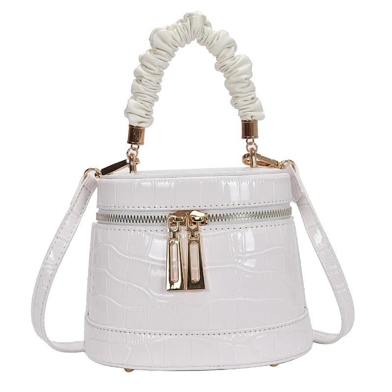 Stone Pattern Shoulder Bag for Women Crossbody Purse
