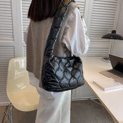 Winter Warm Down Shoulder Bag for Women