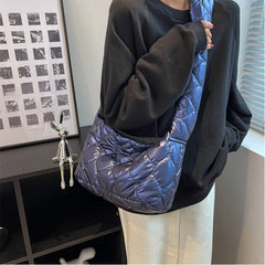 Winter Warm Down Shoulder Bag for Women