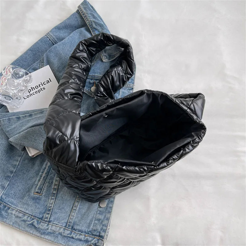 Winter Warm Down Shoulder Bag for Women