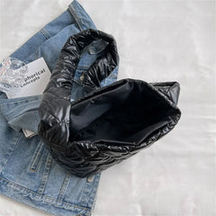 Winter Warm Down Shoulder Bag for Women