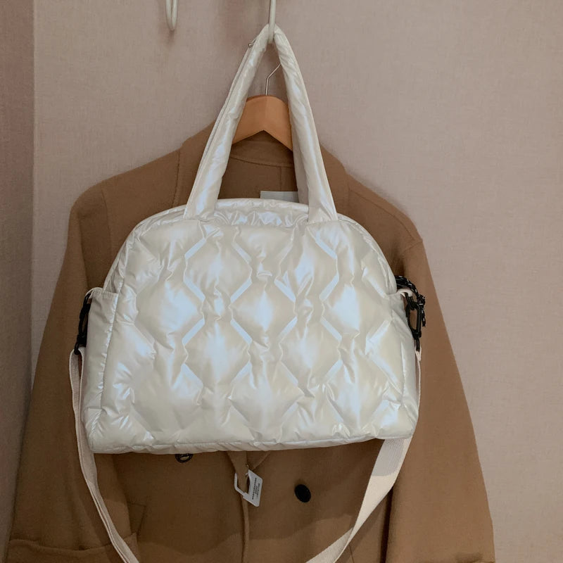Women's Winter Messenger Bag Soft Shoulder Crossbody Bag