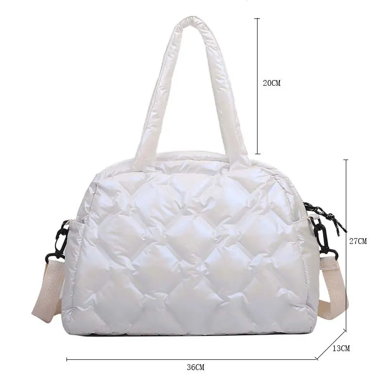 Women's Winter Messenger Bag Soft Shoulder Crossbody Bag