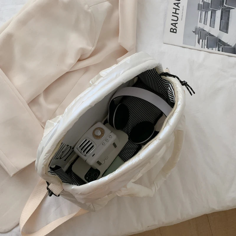 Women's Winter Messenger Bag Soft Shoulder Crossbody Bag