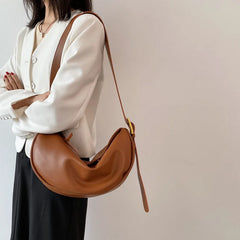 Soft Shoulder Bags for Women Large Capacity Vintage Sac