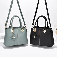 Women Leather Tassel Crossbody Shoulder Bag