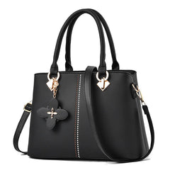 Women Leather Tassel Crossbody Shoulder Bag