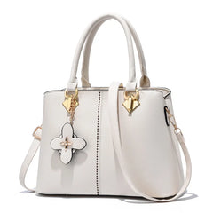Women Leather Tassel Crossbody Shoulder Bag