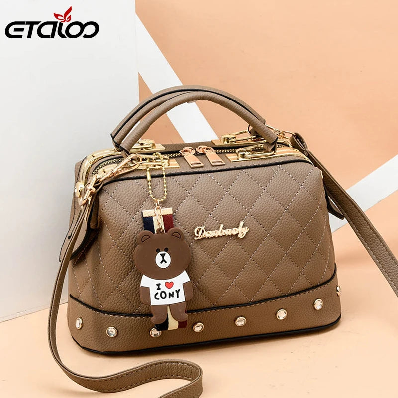 Women's Small Crossbody Messenger Shoulder Bag Bolsa Feminina