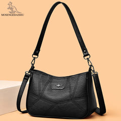 Leather Shoulder Bag Casual Crossbody Bags for Women Handbag