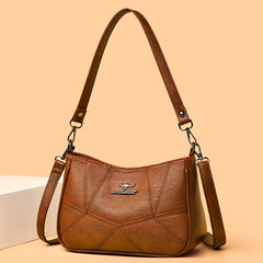 Leather Shoulder Bag Casual Crossbody Bags for Women Handbag
