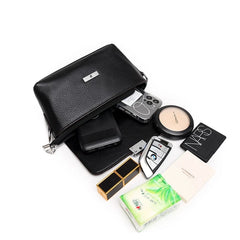 Cowhide Crossbody Bag for Women Messenger Shoulder Small Bag