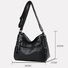 Large Capacity Women's Shoulder Bags Casual Multilayer Handbags
