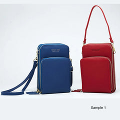 Leather Messenger Bags Women Clutch Mini Crossbody Shoulder Bag