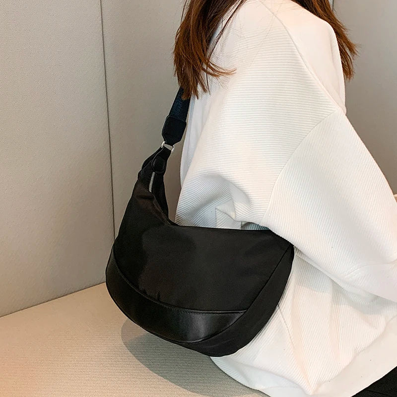 Nylon Shoulder Bag for Women Purses and Handbags