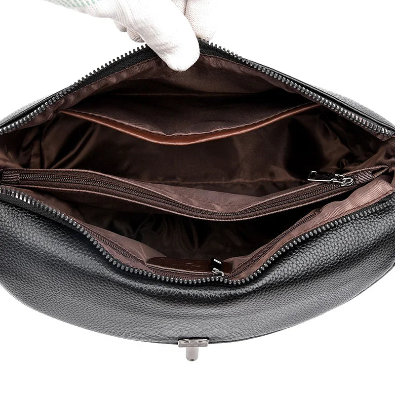 Soft Leather Shoulder Crossbody Bags For Women Travel Totes Sac A Main