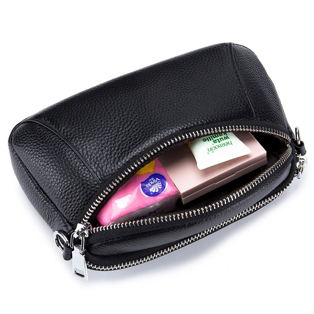 Women Leather Shoulder Bag Large Capacity Messenger Bag