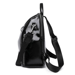 Soft PU Leather Women Backpack Casual Women Travel Backpack