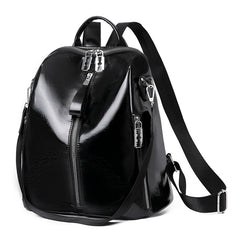 Soft PU Leather Women Backpack Casual Women Travel Backpack