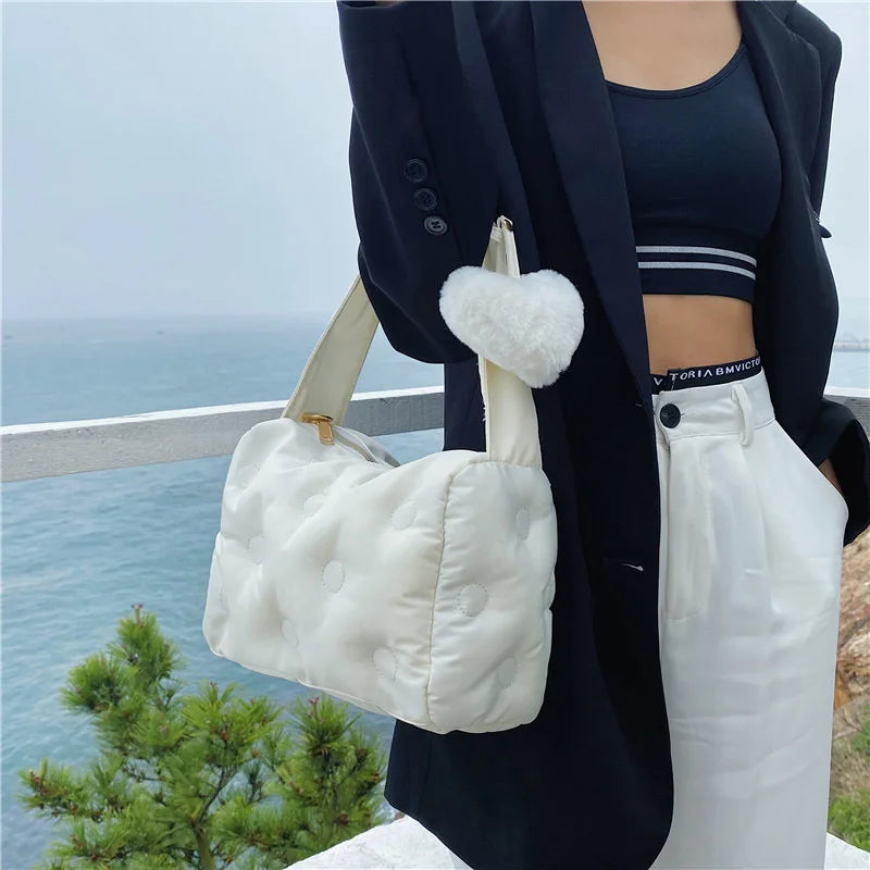 Space Cotton Shoulder Bags For Women Handbags And Purses Female