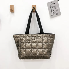 Winter Crossbody Down Bag Handbag Shoulder Strap Messenger Pack