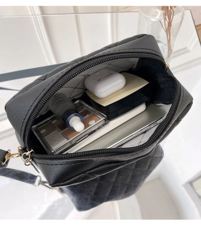 Tassel Embroidery Messenger Bag Small Women's Shoulder Bag