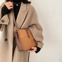 Vintage Women Shoulder Bags Crossbody PU Leather Handbags Large Totes