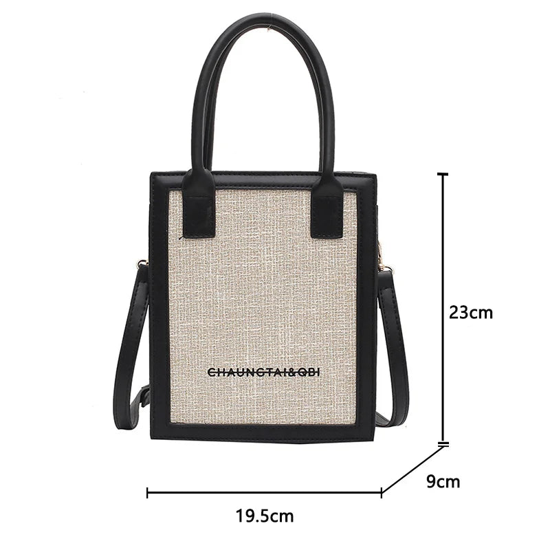 Women's PU Leather Tote Crossbody Handbag