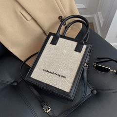 Women's PU Leather Tote Crossbody Handbag