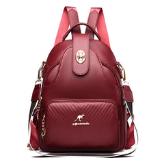 Soft Leather Women Backpacks Purse Travel Shoulder Bags