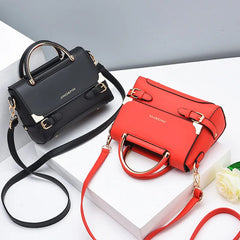 Women Leather Handbag High Handle Purse CrossBody Bag Ladies Shoulder Totes