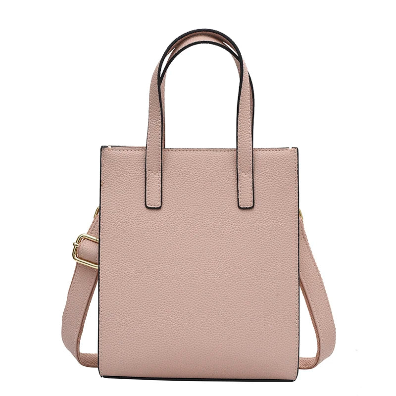 Women Leather Handbags High Female Shoulder Crossbody Bag