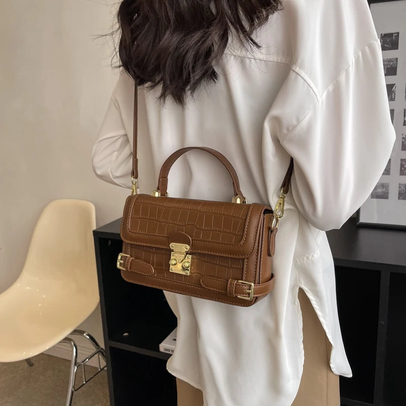 Women Small Pu Leather Shoulder Bag High Ladies Crossbody Bags for Women