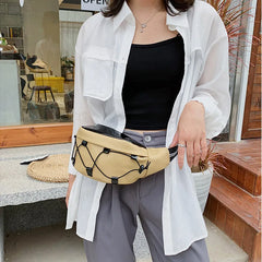 Leather Waist Bag Crossbody Travel Women Belt Purse Fanny Pack