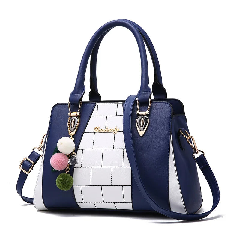Spring All-match Contrast Shoulder Messenger Bag