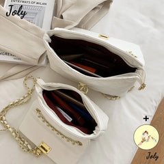 Quilted Chain Strap Shoulder Bag for Women