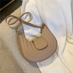 High Half Moon Crossbody Bag Women Handbags Versatile Handbag