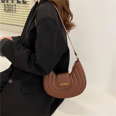 High Half Moon Crossbody Bag Women Handbags Versatile Handbag