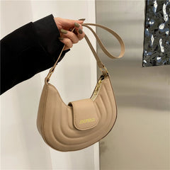 High Half Moon Crossbody Bag Women Handbags Versatile Handbag