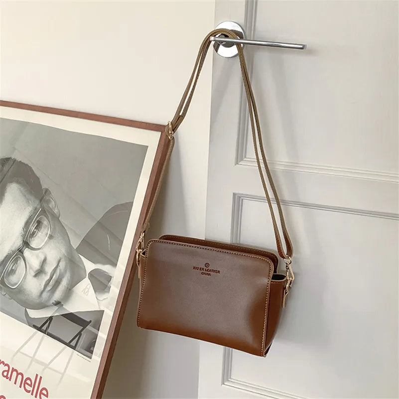 Women's Small Square Crossbody Bag, All-Match Shoulder Bag