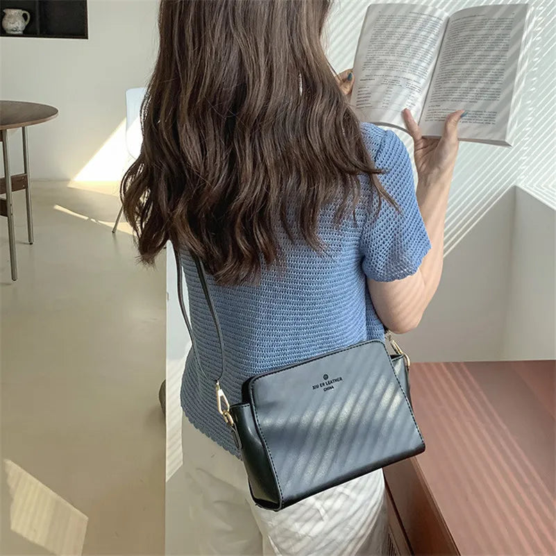 Women's Small Square Crossbody Bag, All-Match Shoulder Bag